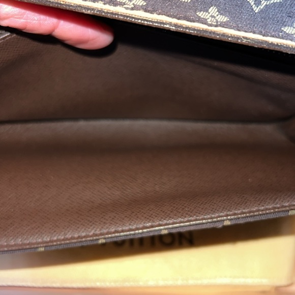 Louis Vuitton Mini Lin Monogram Portefeuille Sarah Wallet - Picture 10 of 16
